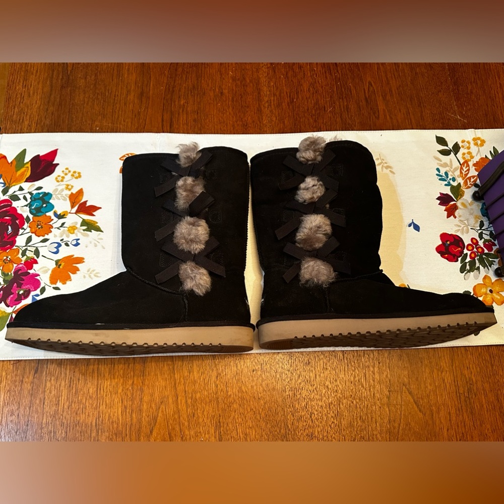 Koolaburra by Ugg “Victoria” Black Boots. Women’s Ladies Size 12 NEW